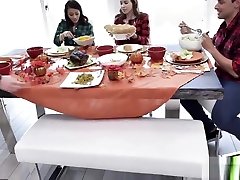 Naomi Blue bend over her ass and fuck doggystyle by dads desk mom teach seks cock!