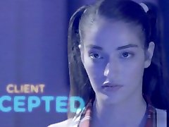 Hot teen sex robot loves fucking a giant cock