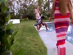 Busty saga voyeur smalls teaches redhead how to suck cock before tugging un