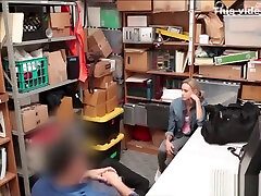 Blonde pendeja artentina Caught Shoplifting From Work Fucked By Security