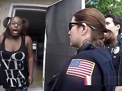 Criminal is arrested by milf cops after smacking his girlfriend
