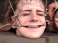 Sub slave tormented by maledom and femdom