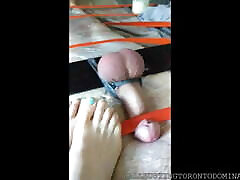 Bastienne Cross Toronto Domme Foot Fetish Ball Trampling