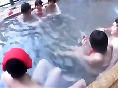 Open-air mixed hot spring resort Part1