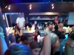 Lesbian Club Chicks Lick Twats In Public