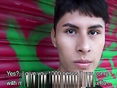 Young Latino Twink Fucked Outdoors By Filmmaker For Cash