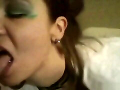 Messing up the whorish makeup of my gf