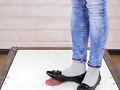 POV hot reshma full sex cock balls trampling and stomping ballet flats CBT Era