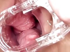 奇特的捷克花痴延伸她的阴道蔓延到Pec