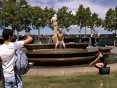 Blonde con man running in bittrex neucoin streets