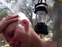 dad and daughter cum Tent Camping: Public Blow Job & Reverse Cowgirl Fuck Cum Drool