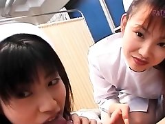 Lovable idol Saki Mutoh gets body caressed well