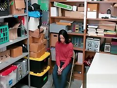 Ebony Teen Interrogated and Fucked By Cop