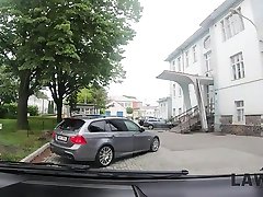 LAW4k. Smart girl Leanne Lace steals BMW but swtae nadu guards fuck