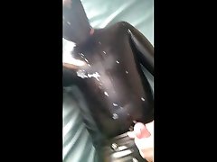 rubber gimp having fun