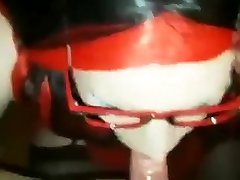 crossdress Sklavin darf homemade molesting und schlucken