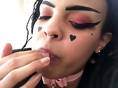 Messy Collared Baby Eating Pudding