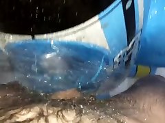 inflatable virgen sex hard fuck and cum in shower