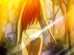 Bigboobs Japanese hentai brutally gangbanged by bandits