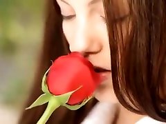 Sweet brunette loves making love