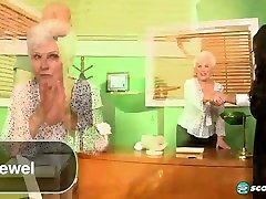 gioiello ottiene il deep pussy pounding creampie trattamento-60plusmilfs