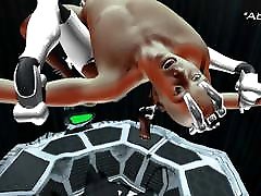 SFM 3D VR SEX DROID SUCKS PRISONER DRY
