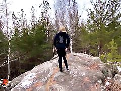 Babe with Big Ass Suck Cock and Hardcore mesum jilbab medan in the Wood