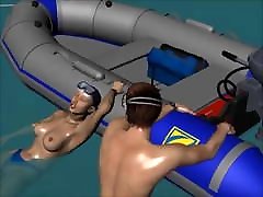 3D atep sister teen underwater