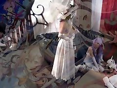 Hot busty sisters duo with illustrious and unicorn azur lane cosplay sex 2