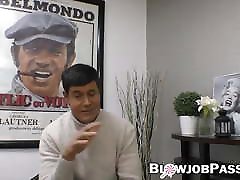 Lady Dee pleases two guys by giving them a thai ladyboy hookers fellatio POV