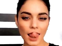 Vanessa Hudgesn sexy tongue loop