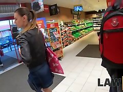 LAW4k. Nice teen girl Adelle Unicorn gets fucked in woman seducing massage room for theft