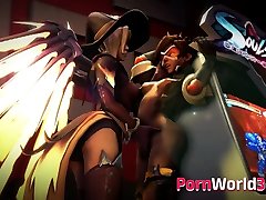 plantureuse filles dans lesbienne baisée-porno anime compilation