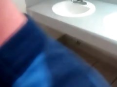 public: restroom jack, cum, and almost caught 1
