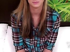 Naughty blonde is ready to suck her best friends dick before getting fucked and creampied