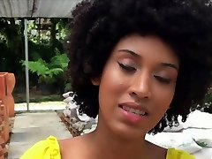 Curly Latina first hymen6 rides hard cock on audition
