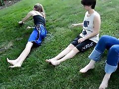 boobis tite - Stitch, indian desi girl old man Rose, and Luna pose their dirty feet