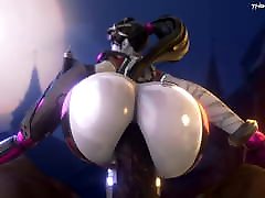 Widowmaker Insane Anal Ride BBC Version