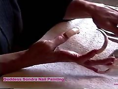 göttin sondra finger nagel malerei 1