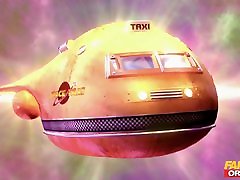 FAKhub Originals Hot Sex Robot comes alive to fuck space taxi driver