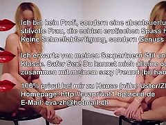 Zierliche Schweizerin Eva-Freude an der Erotik