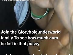 Gloryhole creampie