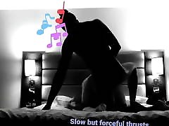 Good slow, but hard thrusts