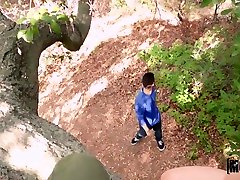 cheating teen facefucked auf einem baum! ft. catalina ossa