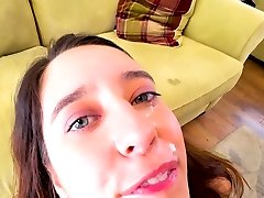 Leeds pantyhose schoolgirl hentai cums on face
