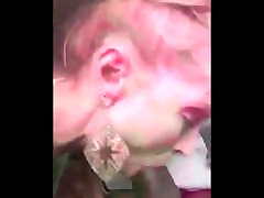 ELEGANT BLONDE SLUT SUCKS BBC IN THE FRONT SEAT