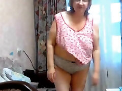 GILF Stefany Standing with big fat belly