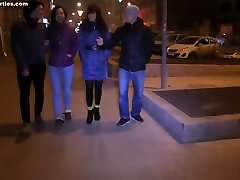 18летние русские школьницы вчетвером с 18-летними