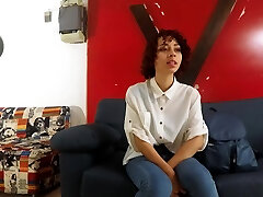 Curly british massage parlour anal Latina Exited For Casting