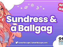 nifty emoh Roleplay Asmr Your Girlfriend Begs For Your Cum In A Sundress And A Ballgag submissive Gf
